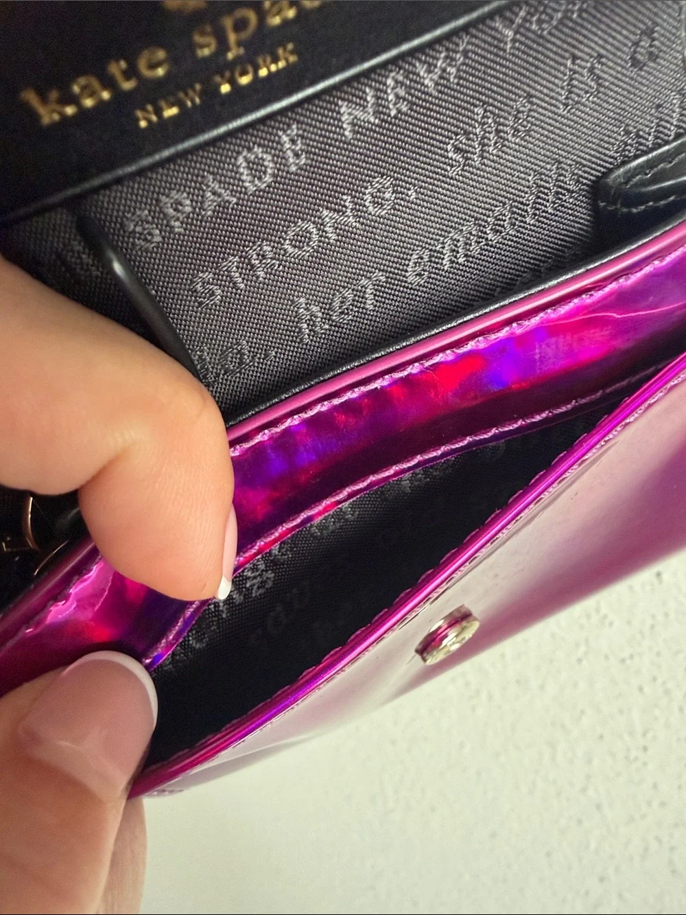 kate spade iridescent magenta